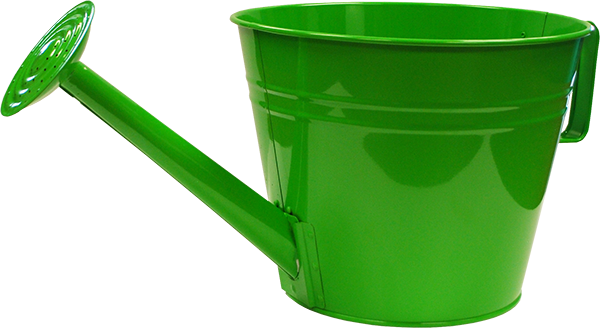 Watering Can Planter 10 Inch Lime Green - 12 per case - Decorative Planters